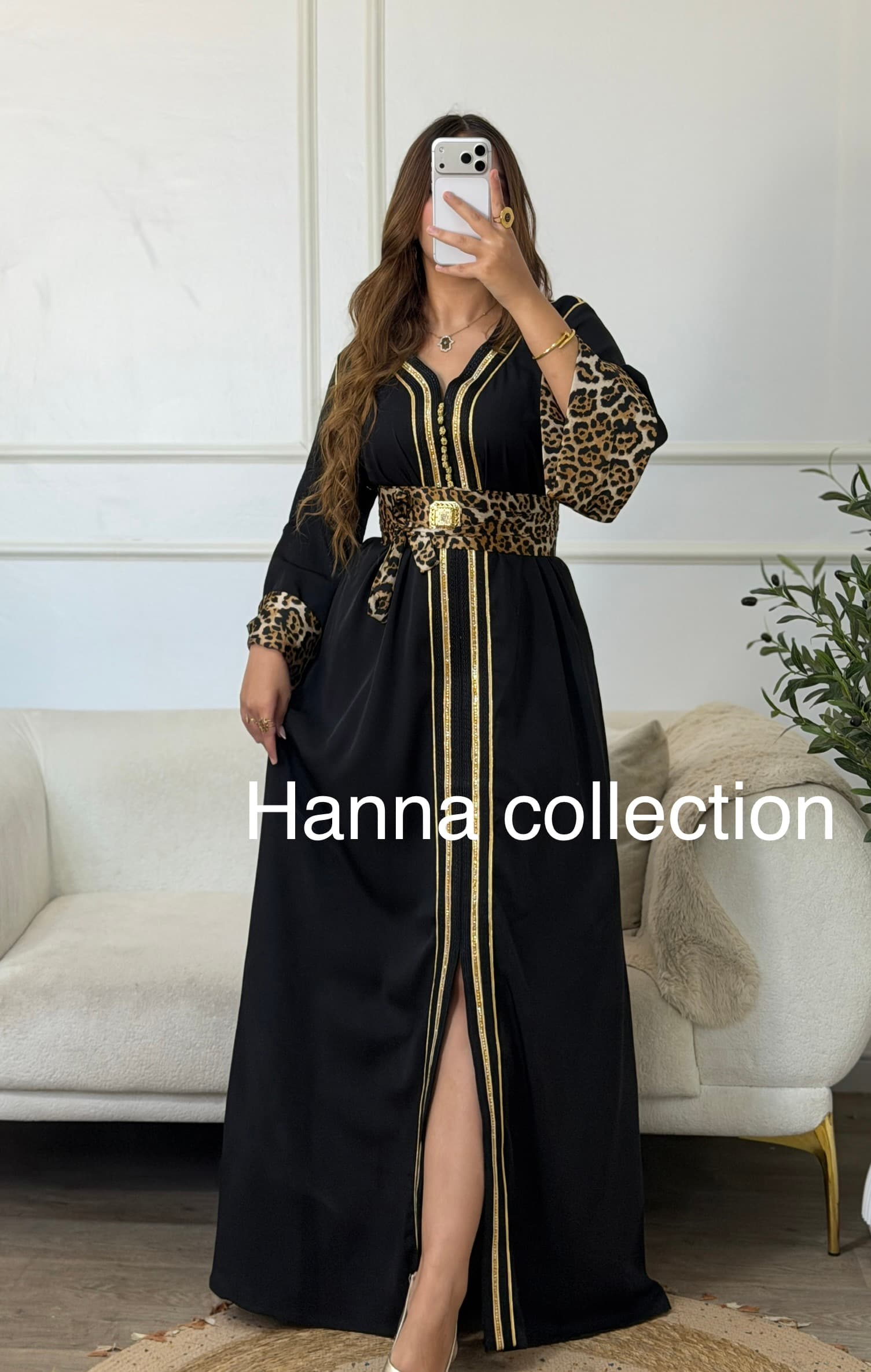 Caftan léopard